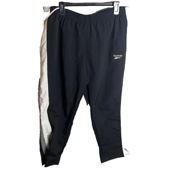 Reebok Men's Ivy League Regular-Fit Colorblocked Crinkled Track Pants - 2XL - Picture 2 of 9